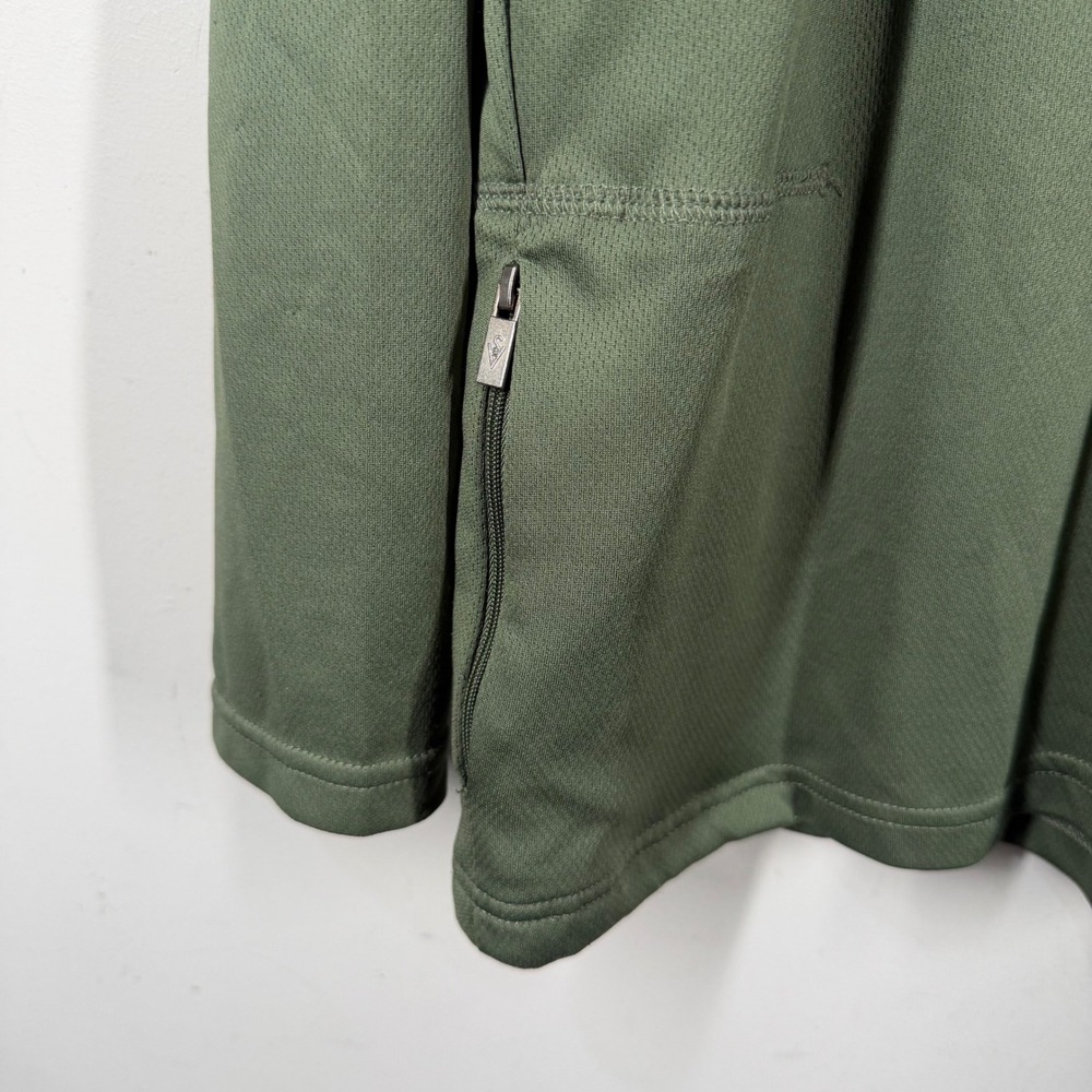 Scottevest‎ Mens High IQ TEC Performance Long Sleeve T Shirt 3 Pocket Green Sz L - Picture 7 of 16